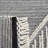 Altis Flat Weave Wool/Cotton Southwestern Rug in Ivory/Black-1870204827
