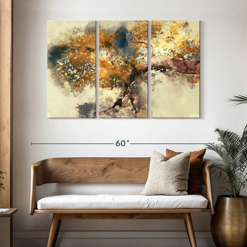 Harnek Autumn Tree, 32" H x 50" W