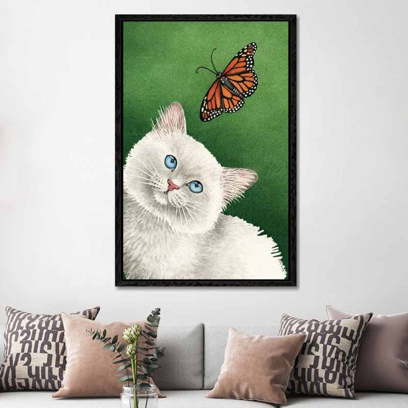 Garden Beauty by Tracy Lizotte - Painting on Canvas, Black Framed, 152.4cm H x 101.6cm W x 3.81cm D