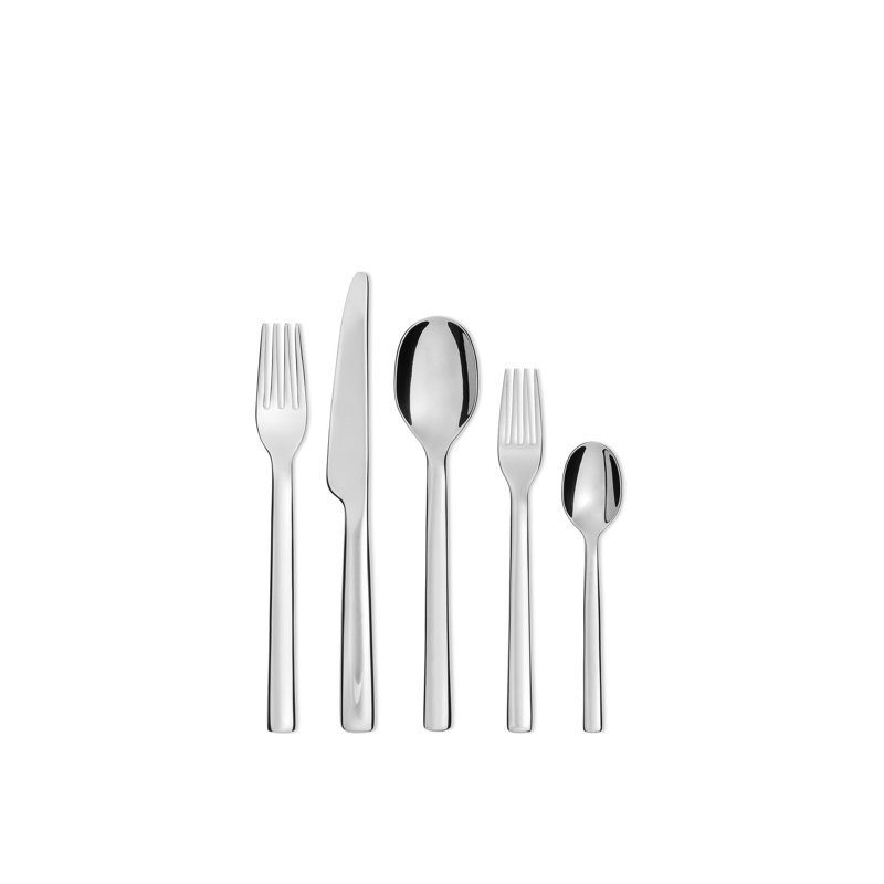 Ovale 5 - Piece Stainless Steel Flatware Set - Service for 1