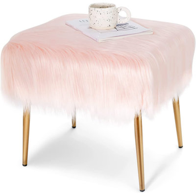 Agra Iron Accent Stool