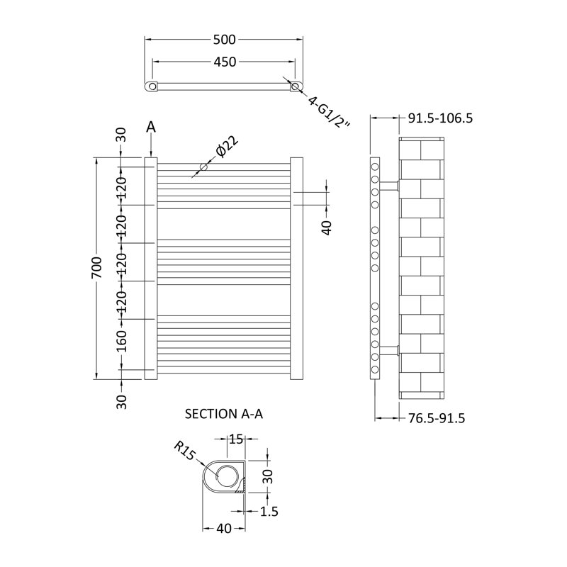 Heated Towel Rails