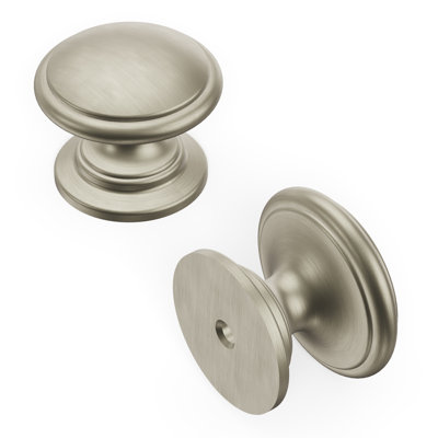 Williamsburg Collection Mushroom Knob - 1-1/4 " Diameter Cabinet Knob Stainless Steel - Farmhouse Hardware for Drawers & Cabinets