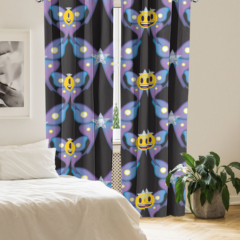 Semi Sheer Curtain Pair