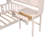 Multifunctional Wood Platform Bed with Bookshelf at the Head of the Bed, Built-in Desk and Matching Chair,