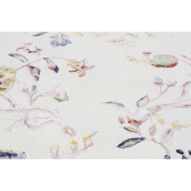 Floral Area Rug, Rectangle 6' x 9'