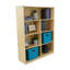 Bibliothèque de luxe divisée à 7 compartiments Birch, 48 po de hauteur
