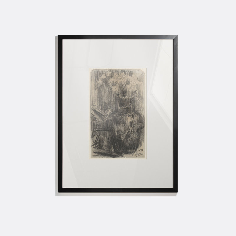 Study Of Vase With Flowers Print by Jan Toorop