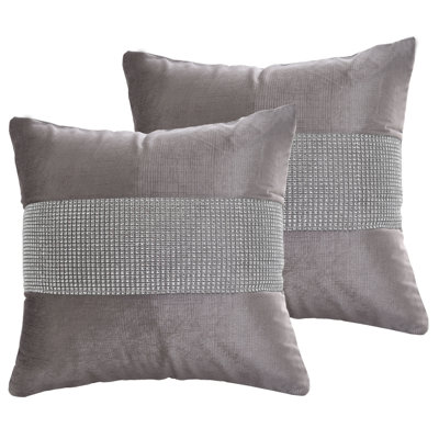 Alsen Striped Square Throw Cushion Cover