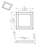 Blink Dimmable Square Flush Mount-89088839