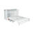 Solid Wood Murphy Bed Cabinet with Charging Station and Storage Drawer-61659149-61659146