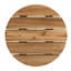 Table d'appoint ronde en bois 16 x 16 po, solide et pour table 16 x 16 po, convenant à la maison