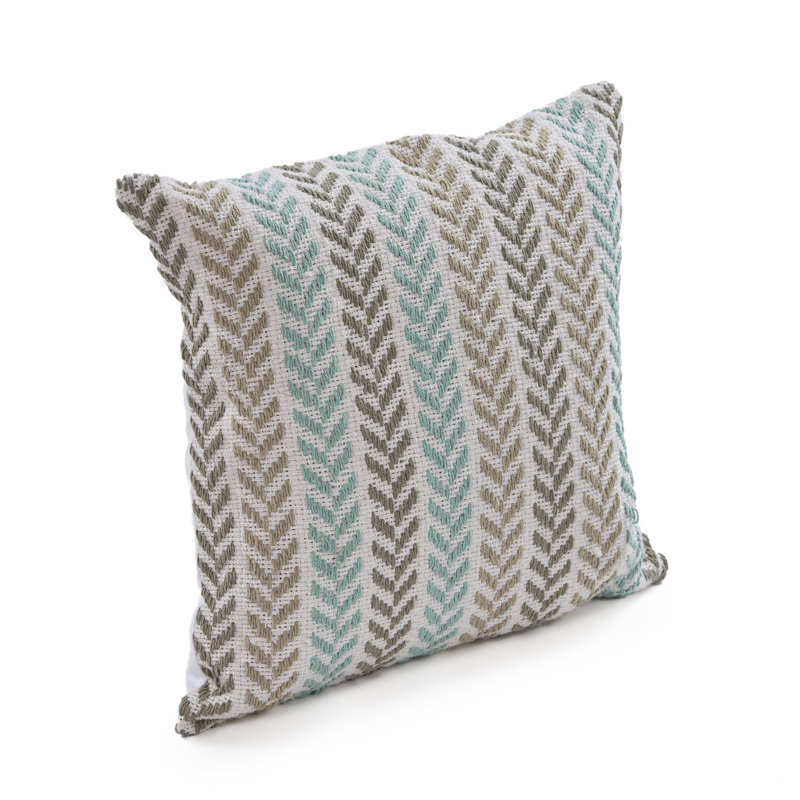 Coussin 100% coton tissé à la main, Gris, Housse de coussin seulement - sans coussin