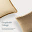 Housses de coussin en velours avec garniture de pampille contrastante, housse de coussin décorative carrée-134321503-134321507
