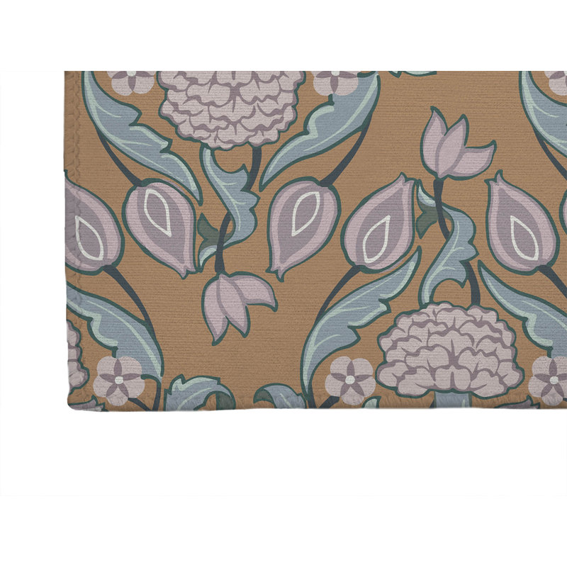 Piper Soft Step Outdoor Area Rug, Runner 8' x 2'6", Brown