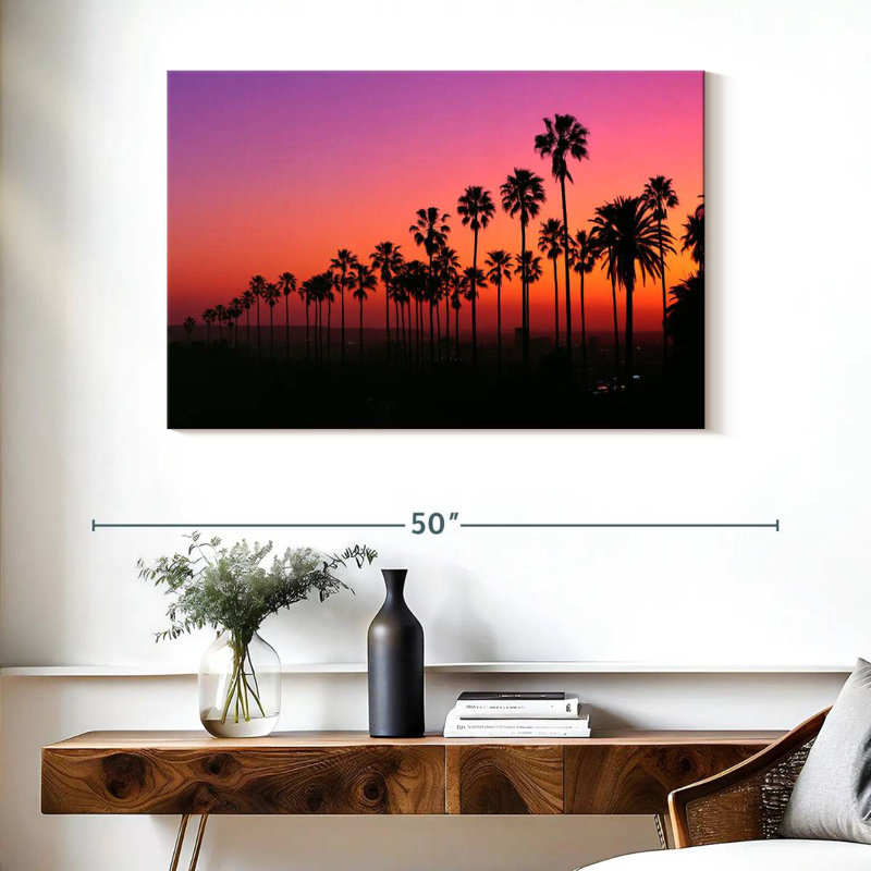 Harnek Los Angeles au crépuscule, H 26 po x l 39 po