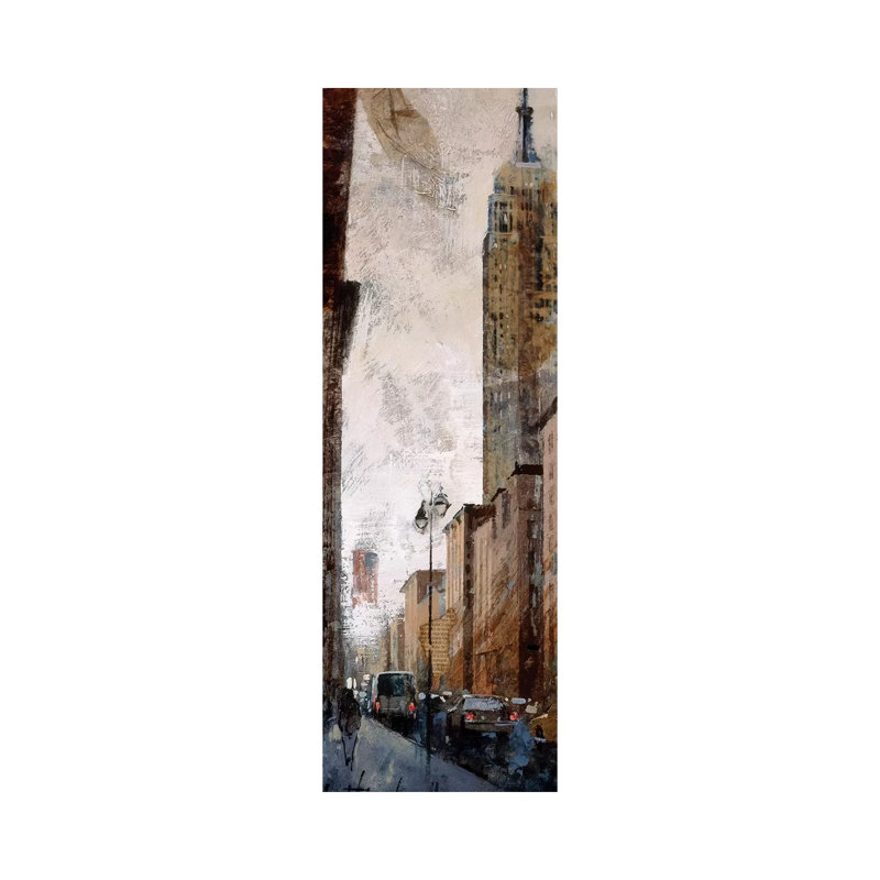 Skyscraper I - Empire State Building by Marti Bofarull - Wrapped Canvas Panoramic Gallery-Wrapped Canvas Giclée