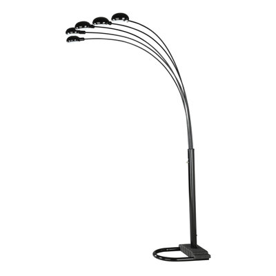 92-inch Arc 5-light Dome Shade Metal Floor Lamp