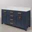 Ensemble de meuble-lavabo double 60 po Minnetrista-88070136