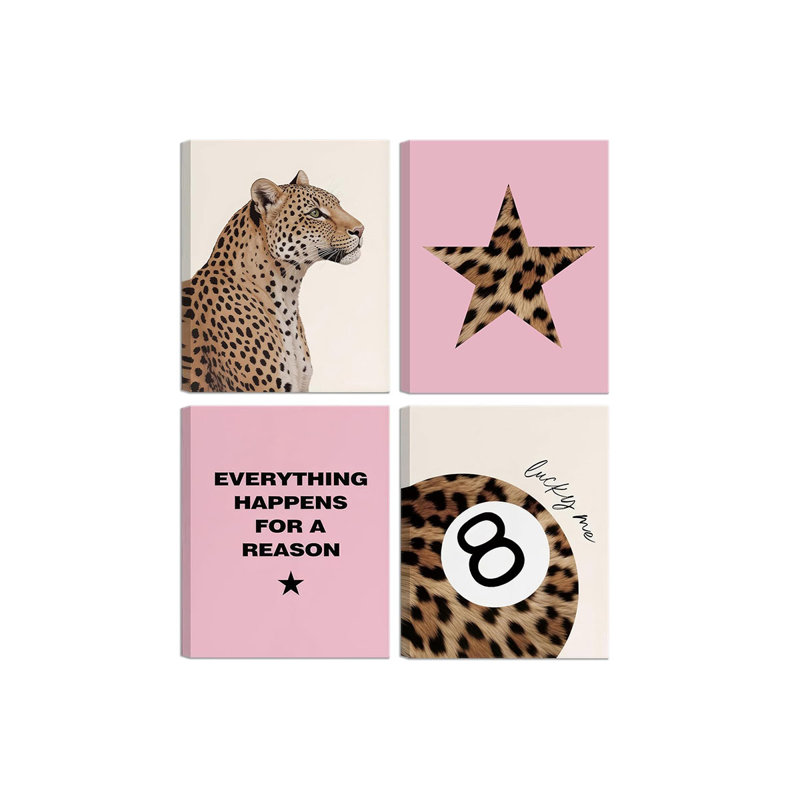 4 Piece Wrapped Canvas Print