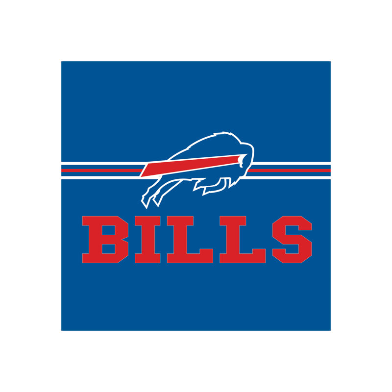 Buffalo Bills 12" Moveable Wall Tile Sign 
