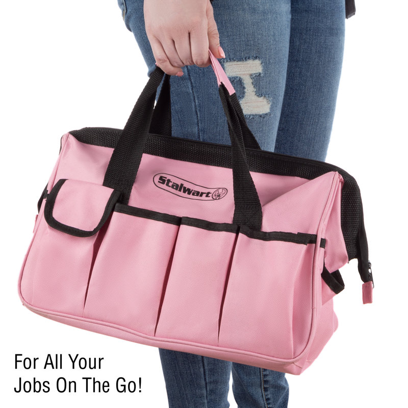 Tool Set - 123-Piece Toolkit with Carrying Bag (Pink)