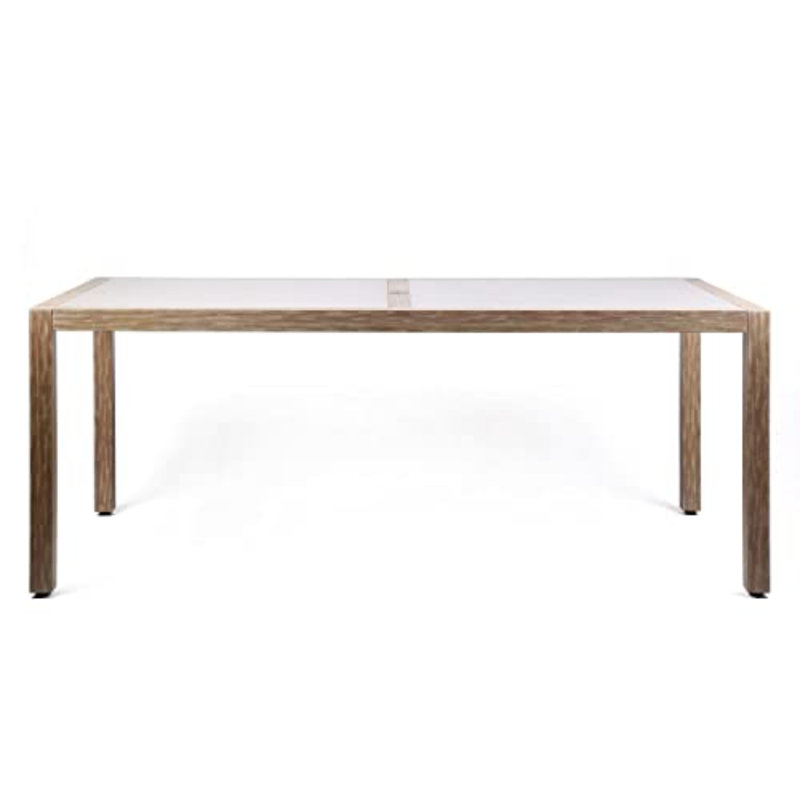 Artie 79'' Outdoor Dining Table, Eucalyptus 