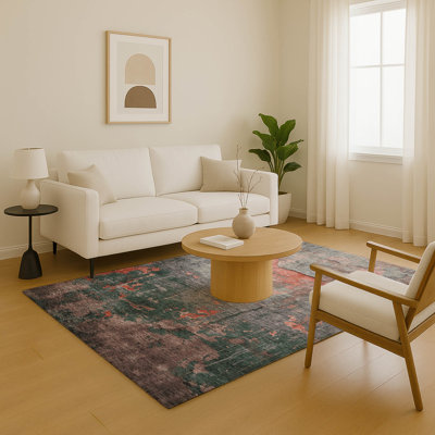 Premium Machine Washable Larrison AMF1780 Modern Rug