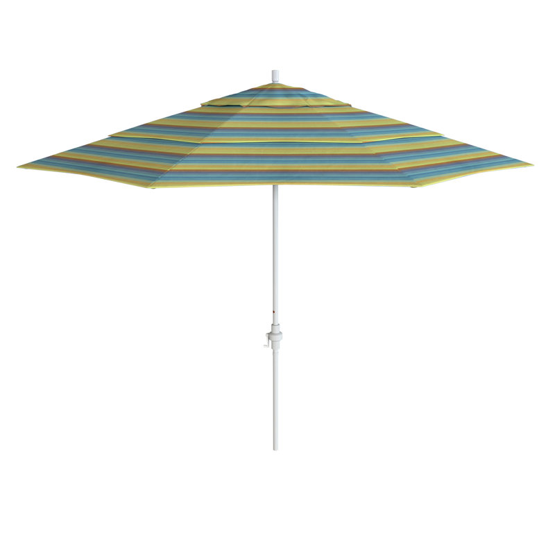 Parasol de marché de 132 po Ginata, Sunbrella® lagon Astoria