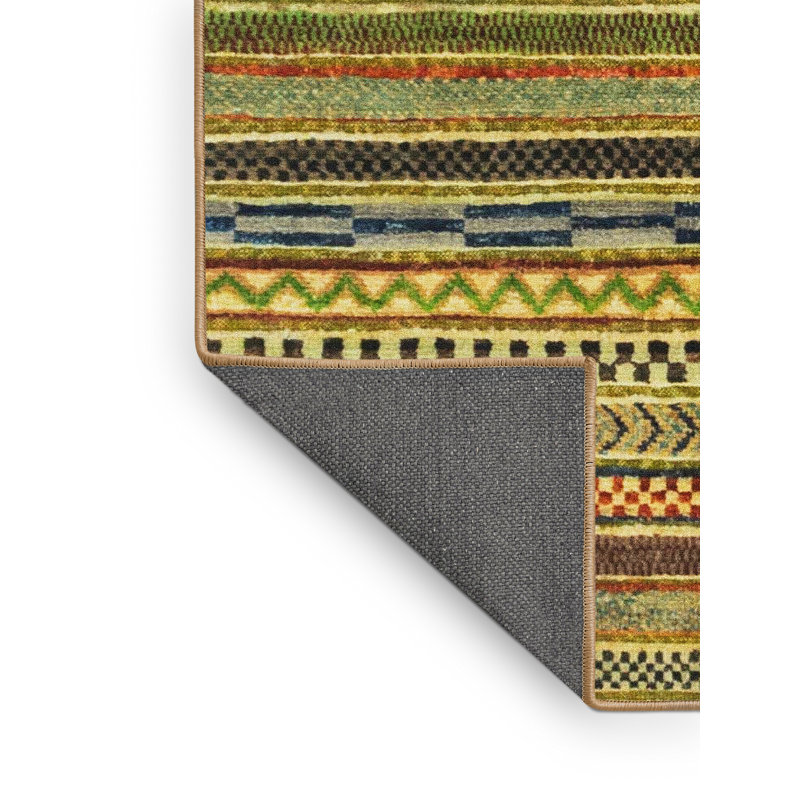 Abstract Indoor Rug, Rectangle 7' x 9'