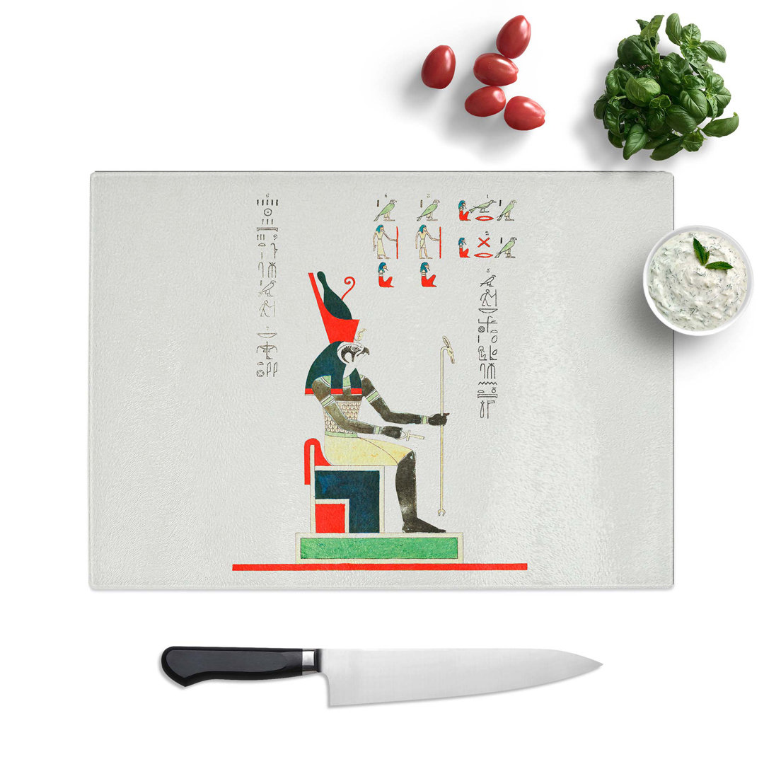 Glass Horus by L. Dubois Chopping Board