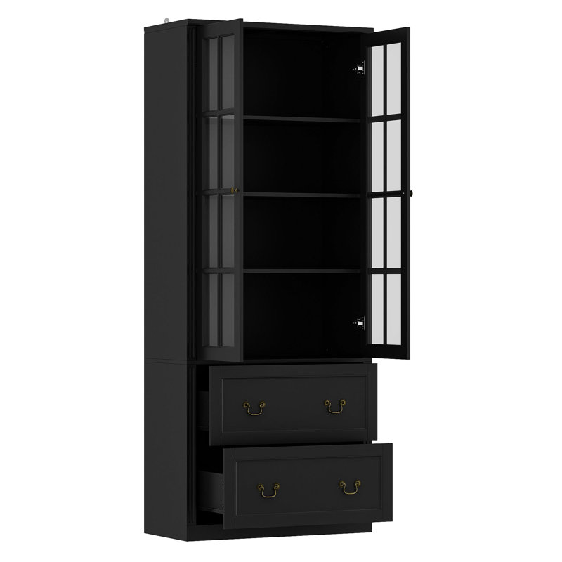 Ausencio Dining Cabinet, Black