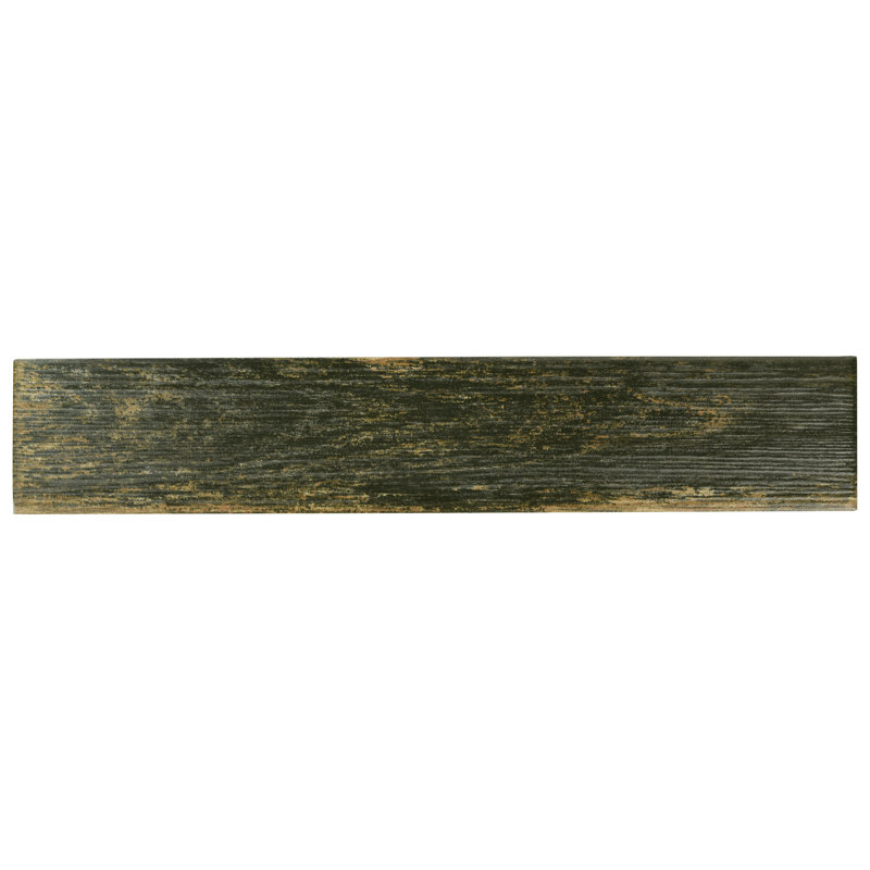 Bora 3" x 18" Porcelain Wood Look Subway Wall & Floor Tile, Dark