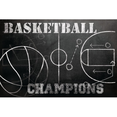Basketball Plays - Wrapped Canvas Print