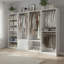 Prosper White Freestanding Walk in Wood Closet System
