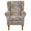 World Map Wingback Armchair