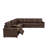 Cognac Luxe Reclining Sectional Sofa-106685513-116066400