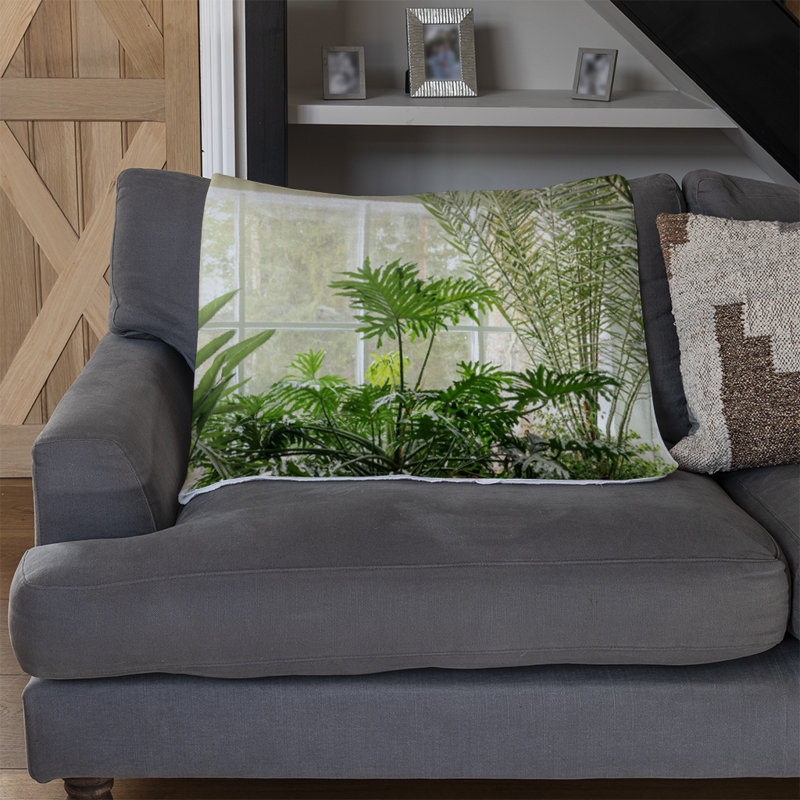Dominio Plain Weave / Muslin Throw Blanket