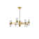 Granados 17 - Light Dimmable LED Sputnik Modern Linear Chandelier