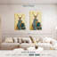 Cerf Brampt en robe bleue-108588860