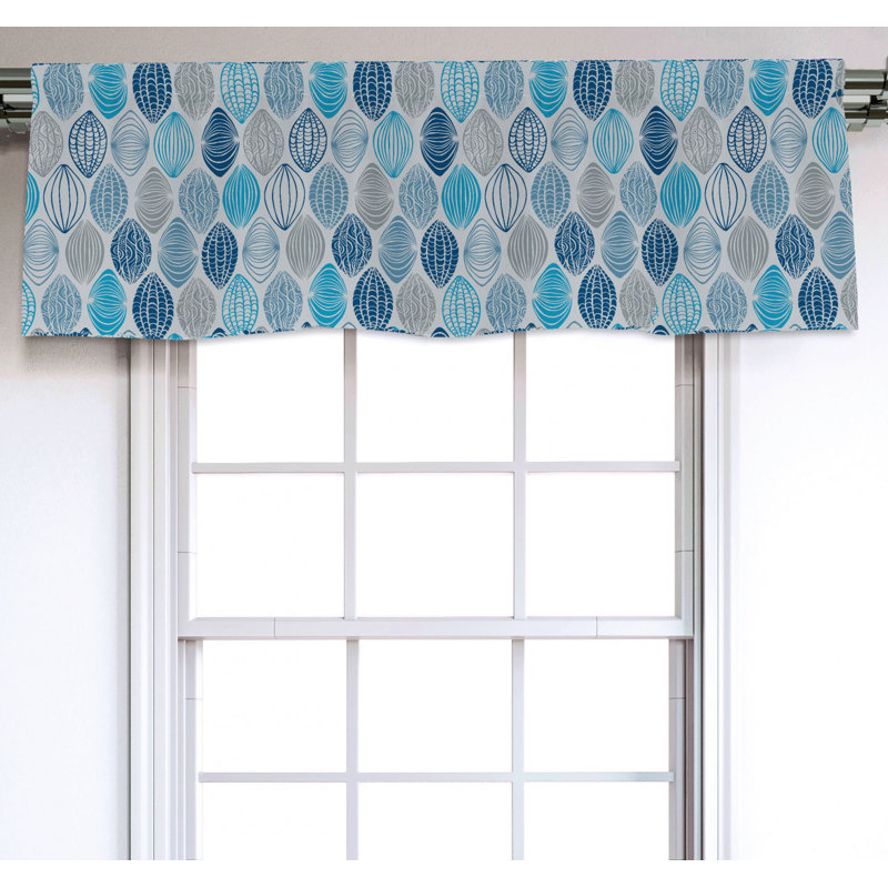 Sateen Ruffled Window Valance
