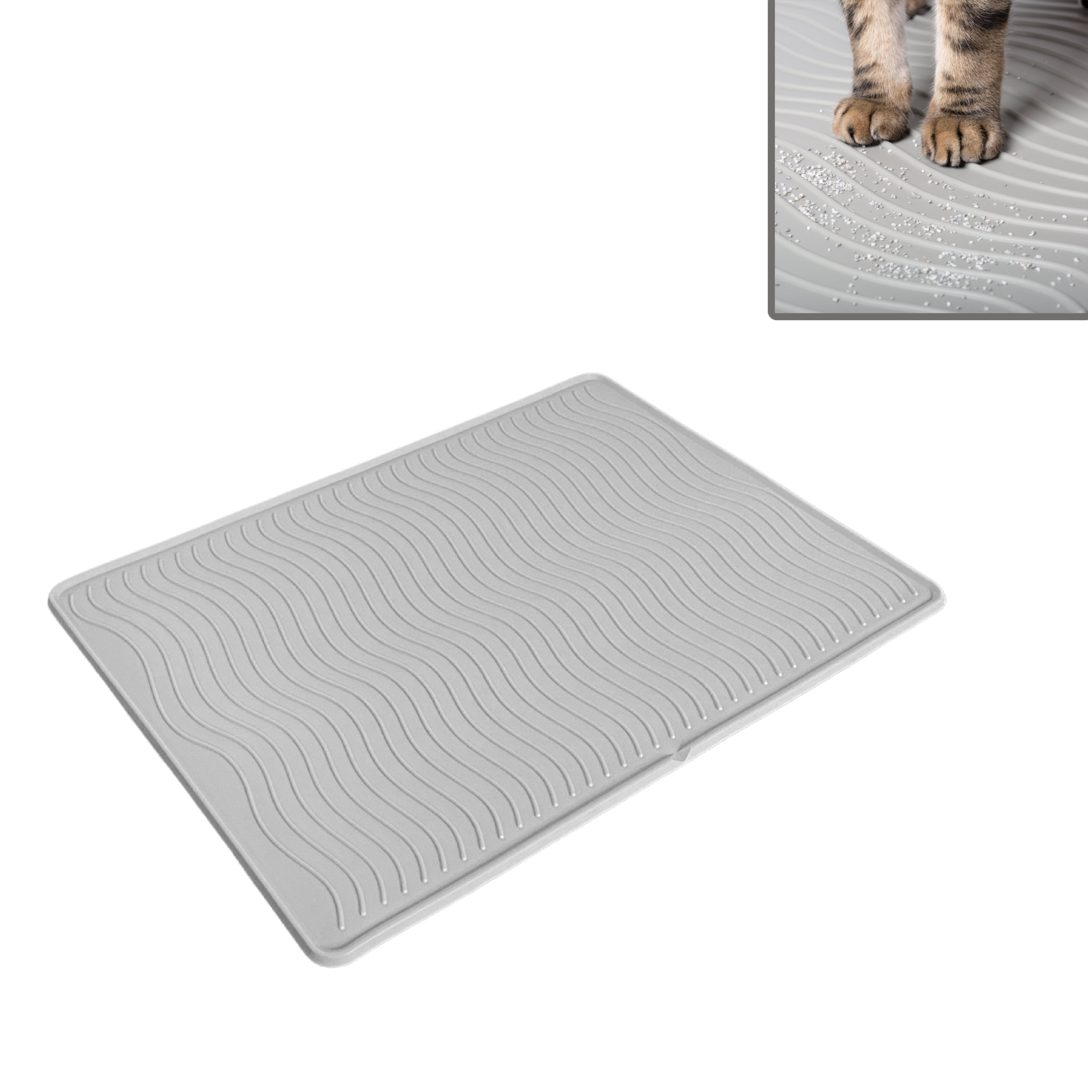 PetFusion Rubber Litter Mat Wayfair