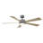 Wynd 5-Blade Outdoor/Indoor Smart Standard Ceiling Fan with LED Light Kit and Remote Included-1317851663-1317851662