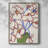 Petal Perimeter II Framed Print - Solid Wood-1800934961