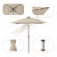 Parasol de marché carré 78 po Rukhsaar-1101683516