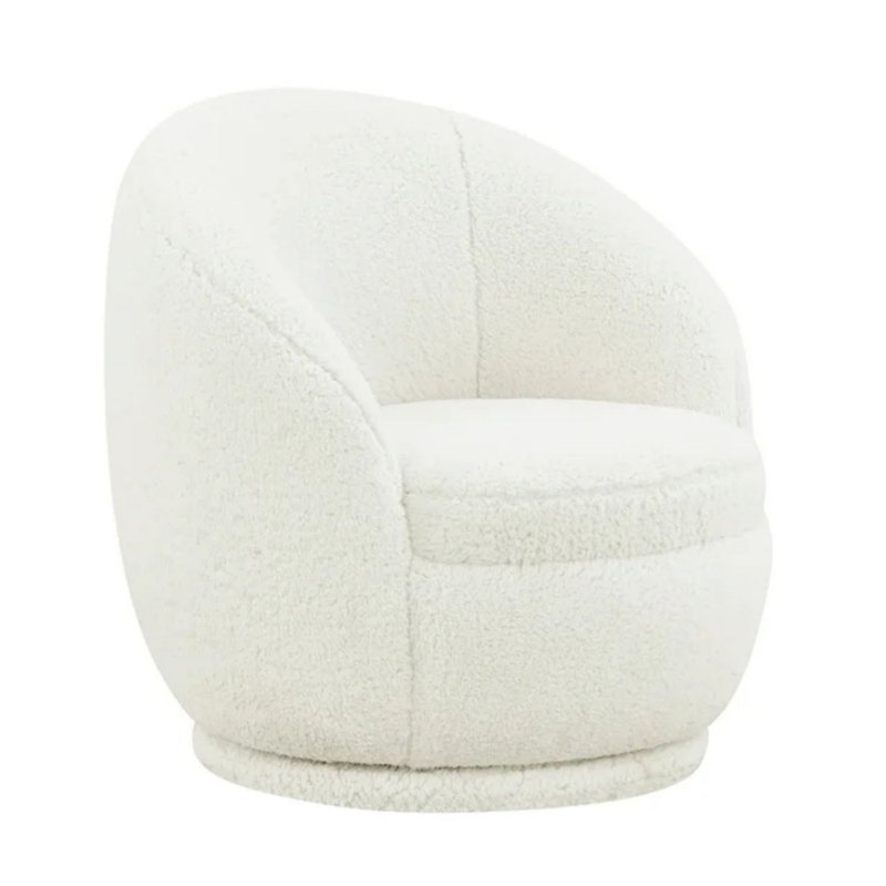 Hasting Upholstered Swivel Barrel Chair