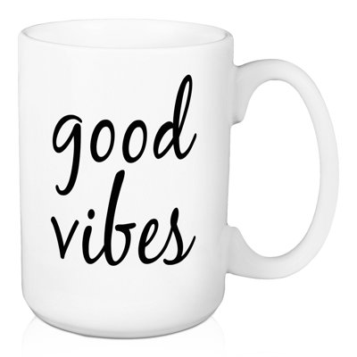 Grande tasse à café good vibes Kranz