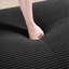 Canapé modulaire à trois places avec 3 repose-pieds en velours côtelé sans assemblage Animaux de compagnie à accoudoirs larges incurvés 32D-1093628211