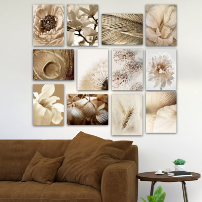 Stunning Decorative MDF Painting Set (12 Pieces), 7.9 x 5.9 Inches Each | 100% MDF Material, Thickness: 0.1 Inches | Perfect for Home Décor, Living Room & Office Art, Unique Designs by Anonymous Artist