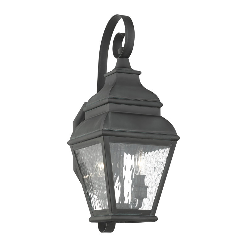 Anousha Solid Brass Wall Light, Charcoal